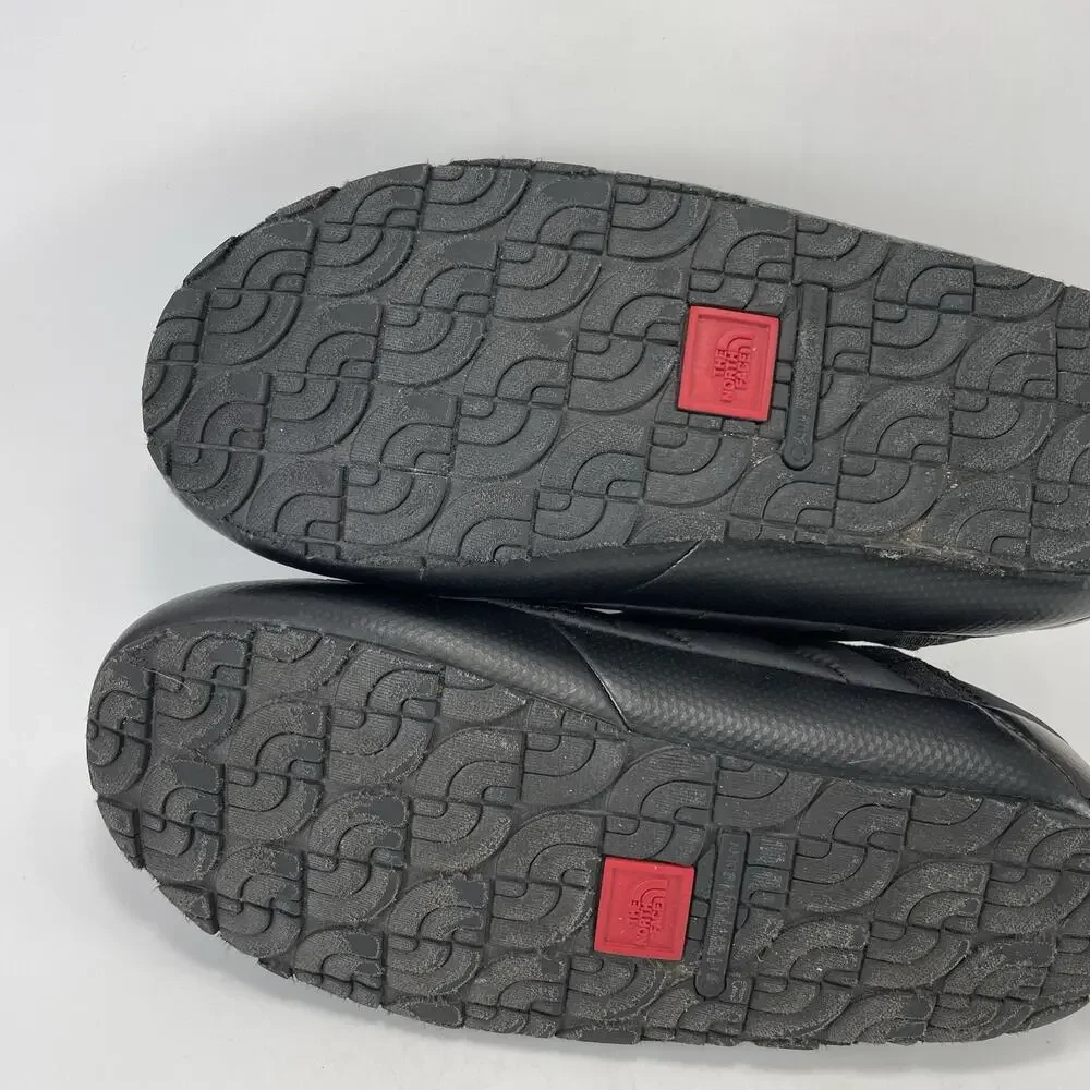 The North Face ThermoBall Black Quilted Slipper Mules Mens Size 7 Puffer
